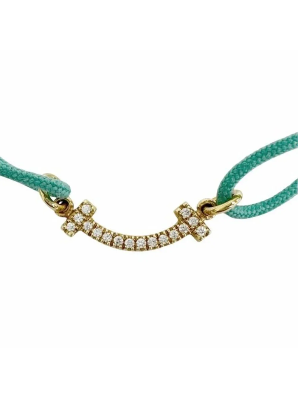 Tiffany & Co T Smile Mini Micro Charity Blue Code Bracelet Repreve Our Ocean